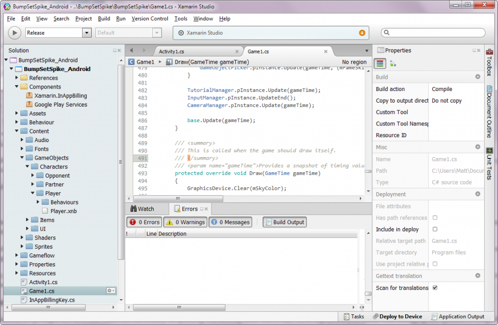 XamarinStudio